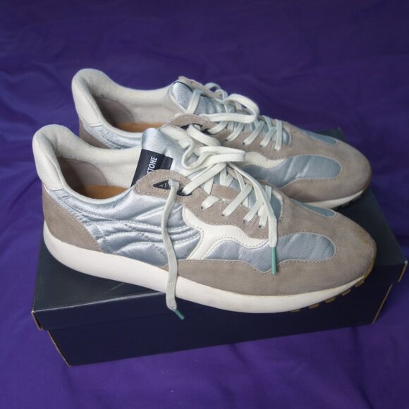 Blackstone Mens Ss22 XG-82 ULTIMATE GREY Cashmere 467794 Size 44 Sneakers - Picture 1 of 13